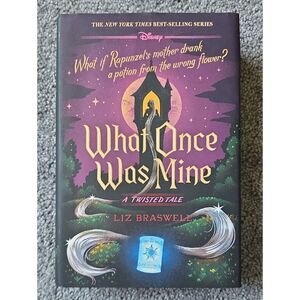 Disney What Once Was Mine Hardcover - Purple and Gold Illustrated Cover